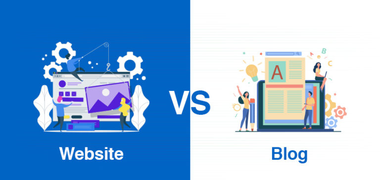 Difference between Website and Blog for Online Business - Mint Media